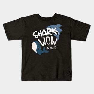 Shark and Whale (WOW) Funny cute Kid boy Kids T-Shirt